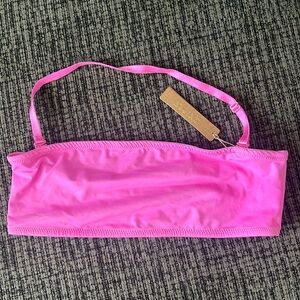 Skims Signature Swim Bandeau Top, Size M, NWT